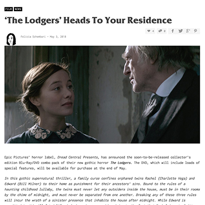‘The Lodgers’ Heads To Your Residence